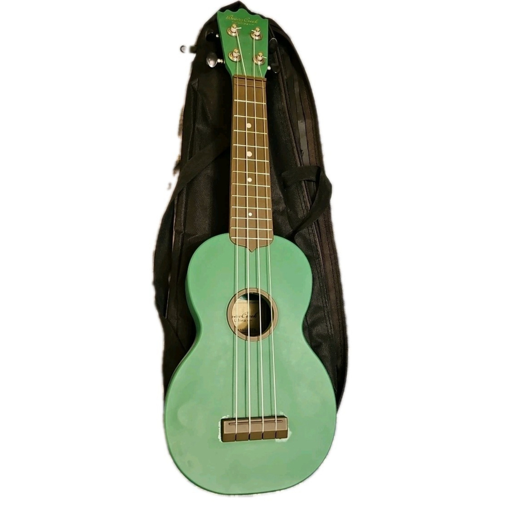 Beaver Creek Ulina BCABS ABS Soprano Ukulele Plastic Green With Bag
